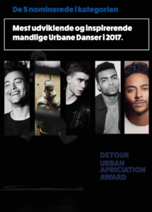 Detour Urban Appreciation Award,Priserne,Dansere 2017,kvindelige Danser,